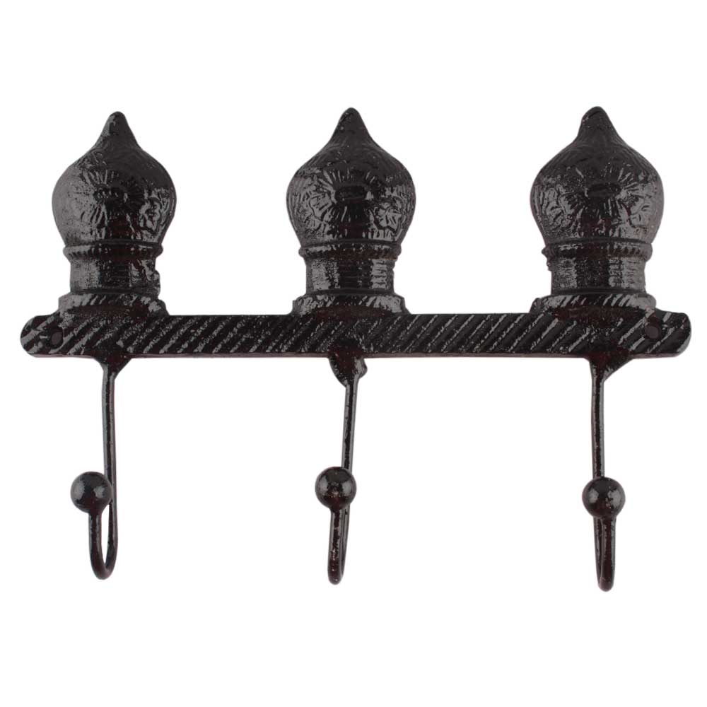Decorative Black Iron Wall Hooks